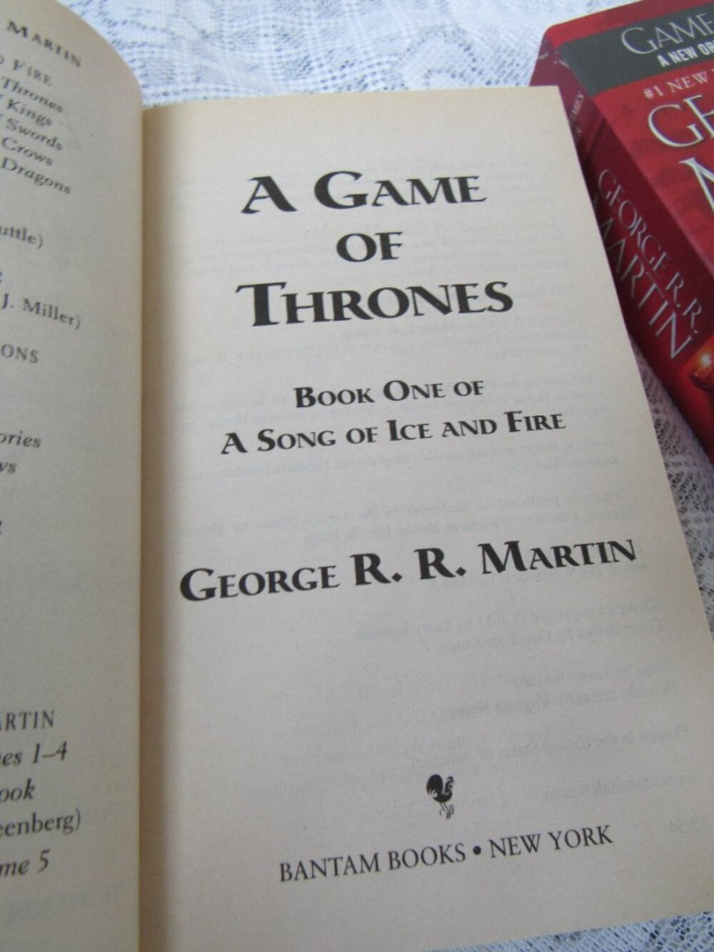 Game Of Thrones George R R Martin 3 Paperback Book Lot - Picture 5 of 8